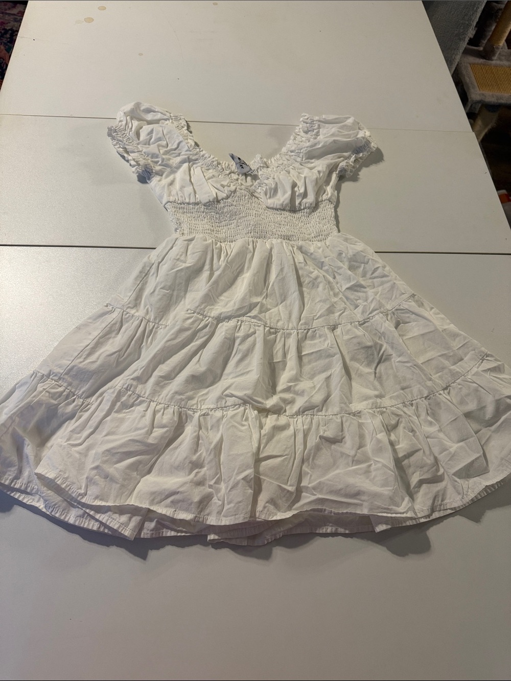 Princess Polly - White Ruffled Tiered Summer Dress